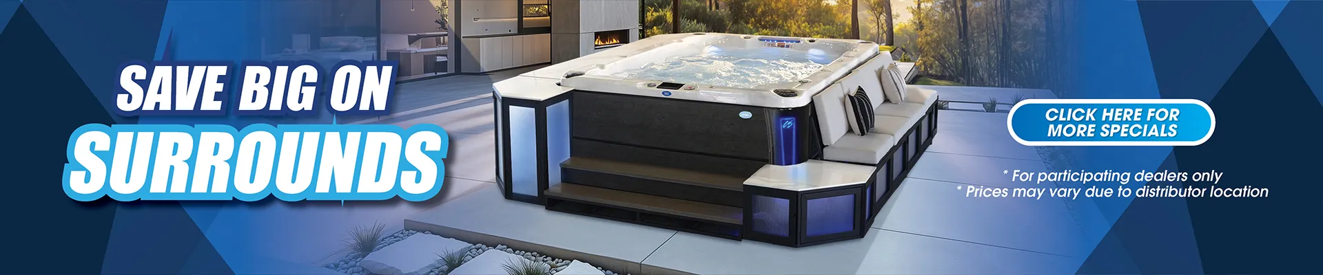 Calspas hot tub being used in a family setting - Victorville